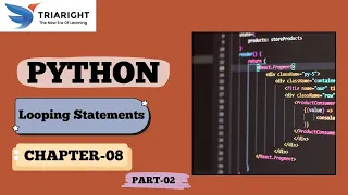 Python Looping Statements - Part 2 Nested Loops Break Continue Chapter 8