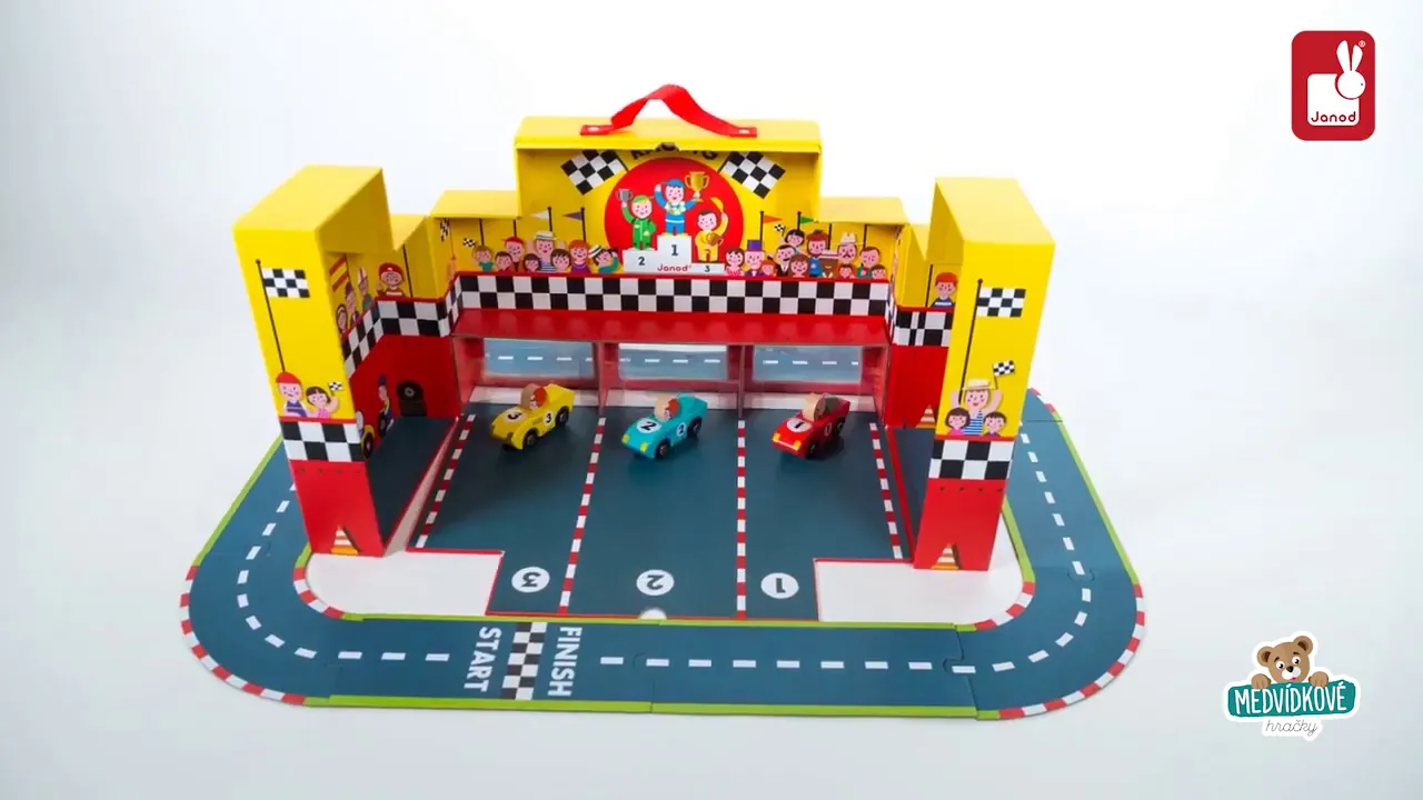 Garáže  - Závodní dráha Story Set Janod - 4