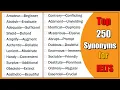 250 Essential Advanced Synonyms for IELTS C1 C2 Level English