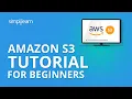 Amazon S3 Tutorial For Beginners AWS S3 Bucket Tutorial AWS Tutorial For Beginners Simplilearn