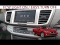 FCW Light On How To Turn Off FCW Light In Honda Accord Metra Radio Kit For 2013-2017 Honda Accord
