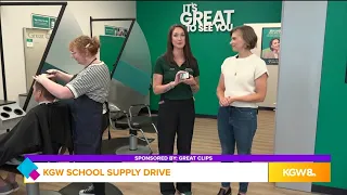 Get a great haircut and help the community when you drop off school supplies at Great Clips