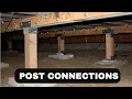 Seismic Retrofitting The Post to Beam Connections