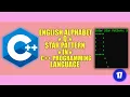 ENGLISH ALPHABET Q STAR PATTERN in C Programming Language