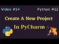 Bengali How To Create A New Project In PyCharm Python Series