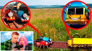 МОЙ ДРОН СНЯЛ BUS EATER, CHOO CHOO CHARLES И THOMAS.EXE В РЕАЛЬНОЙ ЖИЗНИ!!!