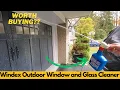 Can This Hose Spray Really Clean Grimy Windows Without Scrubbing Windex Outdoor Glass Cleaner Test
