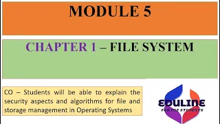 MODULE 5 - TOPIC 1