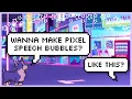 Make Pixel Speech Bubbles On Your Phone Aesthetic Pixel Speech Bubble Tutorial