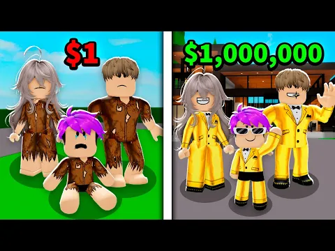 Video Thumbnail: DE UNA FAMILIA POBRE A UNA FAMILIA RICA! (Brookhaven)