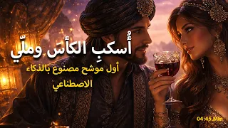 أسكب الكأس ومل ي   أول موش ح مصنوع بالذكاء الاصطناعي      دندنها