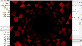 Java 3D from scratch - Spiral Tunnel Effect Test