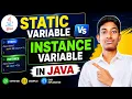 Static Variable and Instance Variable in Java Difference with Examples Java Full Course