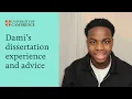 Architecture dissertation advice from Dami