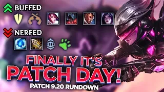 THANK GOD IT'S FINALLY PATCH DAY! TFT Patch 9.20 Rundown | Teamfight Tactics