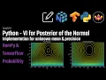 Variational Inference by Mean Field Approach for the Posterior of the Normal in Python