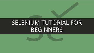 Selenium Tutorial for Beginners - Part 1 What is Selenium Selenium Tutorial Edureka