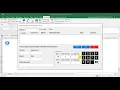 Excel Tutorial - how to create Virtual Keyboard to entry data on userform