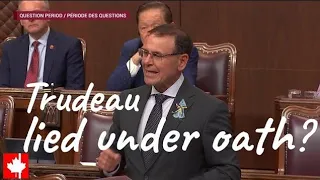 FLASHBACK Did Trudeau Lie Under Oath To Justice Hogue 