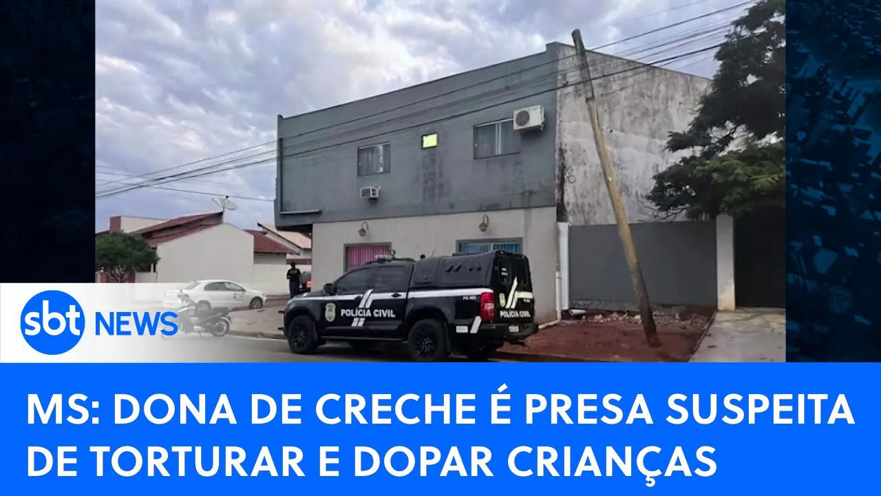 MS: Dona de creche clandestina é presa suspeita de torturar e dopar crianças| #SBTNewsnaTV(14/07/23)
