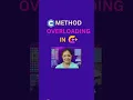 Method Overloading in C