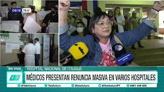 Médicos presentan renuncia masiva en varios hospitales tras la falta de repuesta de autoridades