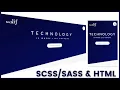 Build A Responsive Website With HTML Full SASS Project Create Website With SASS 2024