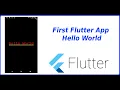 1 1 Flutter Hello World App With Studio Code