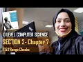 7 5 1 Range Check Types of Validation CHAPTER 7 SECTION B O Level Computer Science