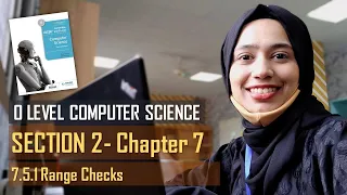 7 5 1 Range Check Types of Validation CHAPTER 7 SECTION B O Level Computer Science