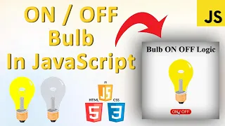 Bulb On Off Project using HTML CSS JavaScript Beginner Tutorial in