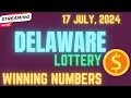 Delaware Day Lottery Results For - 17 Jul 2024