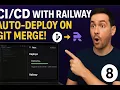 Automatic pipeline by Railway APP On git merge