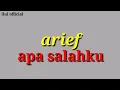 Download Lagu arief - apa salahku ( official music video )