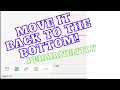 Move Outlook modules from left to bottom Permanent fix