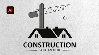 Logo Design In Illustrator How to make a Construction Logo and create realistic view of logo