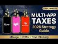 Multi-Apping Uber Lyft DoorDash Tax Income Strategy 2026