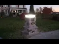 DIY Flag Stone Column Masonry Mailbox Part 2 of 4 mailbox insert veneer stone install