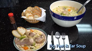 Italian Grandma Makes Pig Foot & Ear Soup