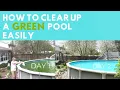 How To Clear Up Clean Green Pool Water How To Shock A Pool easily