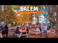 Salem Walking Tour Experience Halloween Season in 4K with Captions