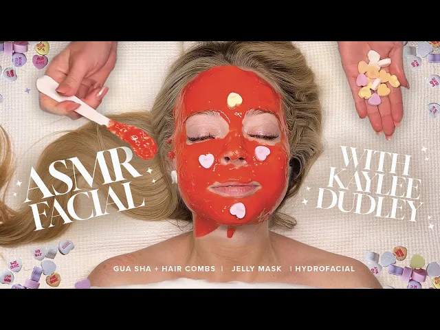 Download MP3 ASMR Valentine’s Facial With Kaylee Dudley | Jelly Mask, Hair Play, Hydrafacial, and Calming Cleanse