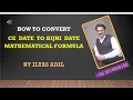 English date into islamic gregorian date to hijri CE to AH formula hijri date today