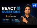 Lists Keys Forms Controlled Components React Interview Questions React Labs by chaiaurcode