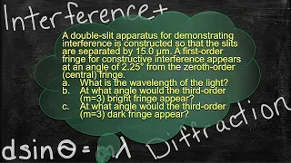 Physics Interference and Diffraction Problem Solver - Solving Mixed Slit and Grating Problems 7