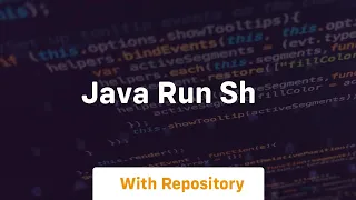 java run sh