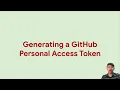 CPSC121 Lab 1 4 - How to Set Up a GitHub Personal Access Token