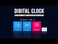 How To Make Awesome Digital Clock in HTML CSS JavaScript Mini JavaScript Project