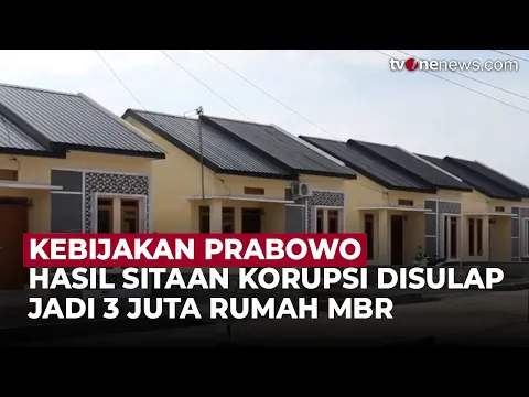 Prabowo Minta Menteri PKP Optimalkan Hasil Sitaan Korupsi Dibangun Perumahan MBR