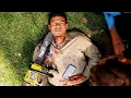 A chainsaw blade was lodged in a man s throat 911 Chicago Fire 911 Lone Star
